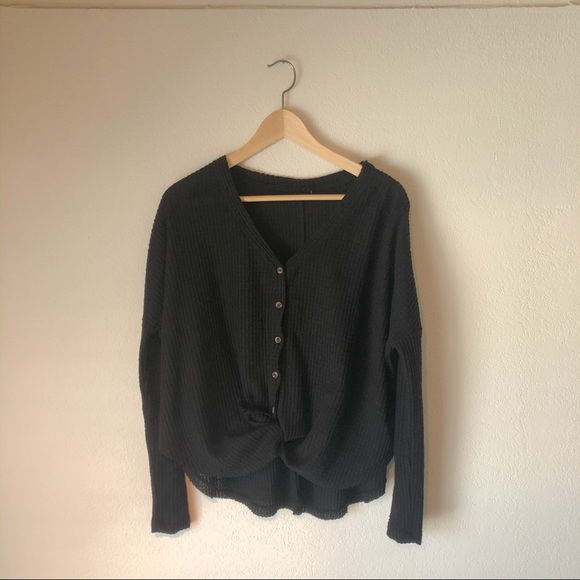 Urban Outfitters Out From Under Button Up Top - Picture 5 of 7